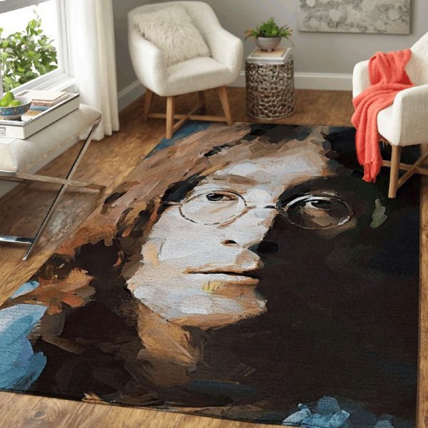 John Lennon Of The Beatles Art Teppich