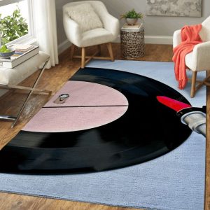 Vinyl Disk Player Music Teppich