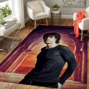 Mick Jagger Music Popart Teppich