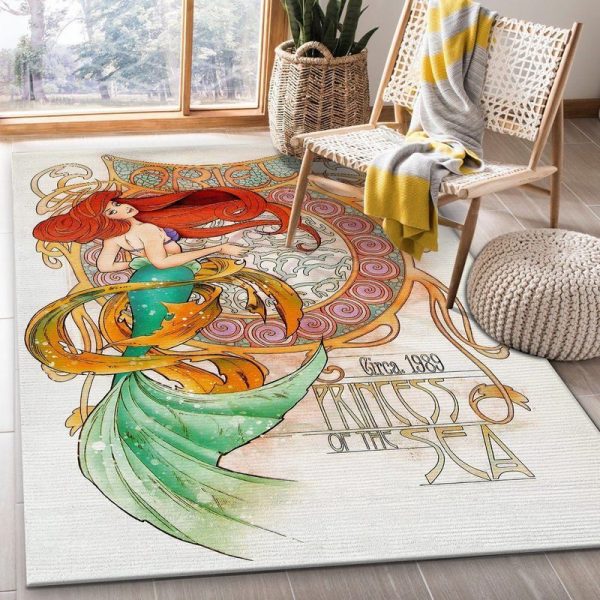 Ariel Disney Princess Characters Disney Movies Teppich 3