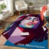 Jim Morrison Music Art Teppich