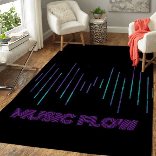 Music Flow 7 Out Of 8 Music Flow Art Teppich