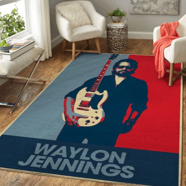 Waylon Jennings Good Hearted Woman Art Teppich