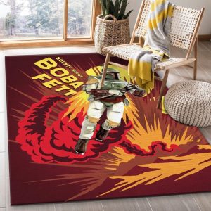 Boba Fett Star Wars Funky Explosions Teppich