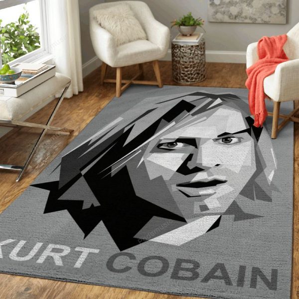 Kurt Cobain Nirvana Music Art II Teppich