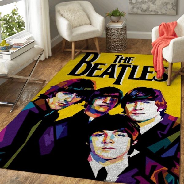 The Beatles Band members Painting V Teppich