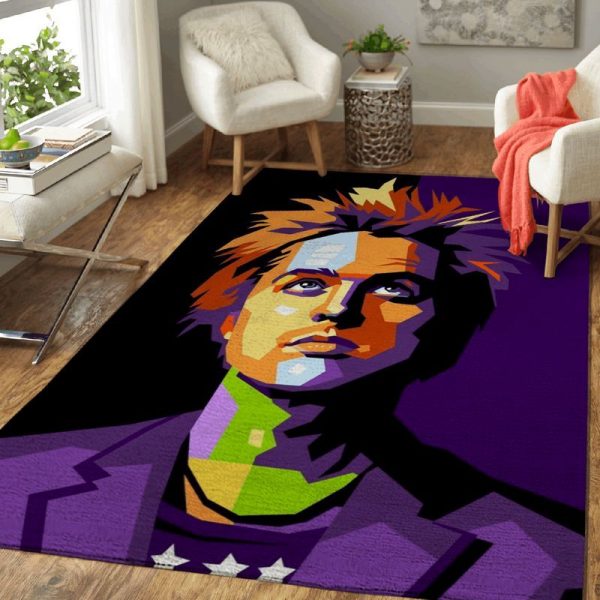 Billie Joe Amstrong Music Art Teppich