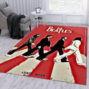 Abbey Road Vector The Beatles Vintage Teppich