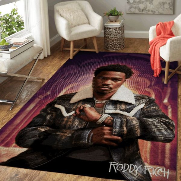 Roddy Ricch Rap Music Art Teppich