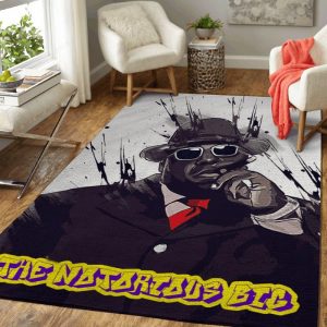 The Notorious Big 1 Rapper And Hip Hop Music Art Teppich