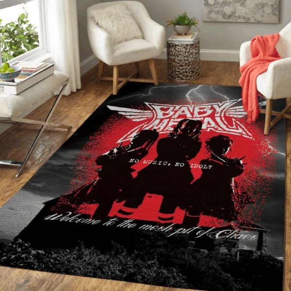 Babymetal Kitsune Music Art Teppich