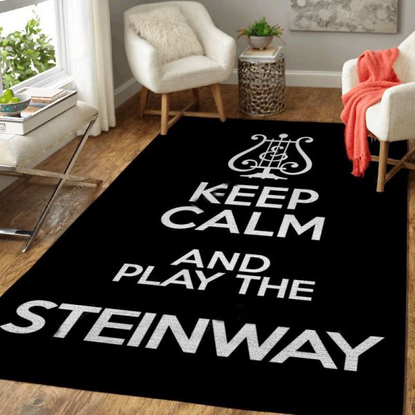 Play The Steinway Music Art Teppich