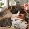 M Shadows Music World Art Teppich