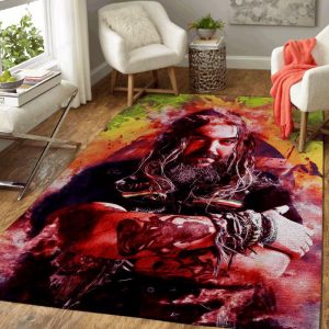 Max Cavalera Painting Music Art Teppich
