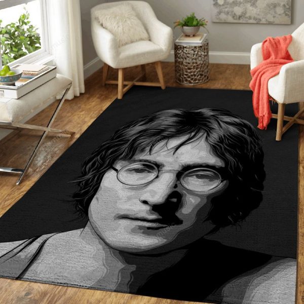 John Lennon Rock Legends Art Teppich