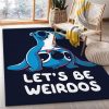 Stitch Lets Be Weirdos Teppich