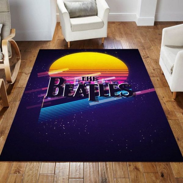 The Beatles Sunset Galaxy 3D Teppich