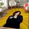 Rosanne Cash Country Music Popart Teppich