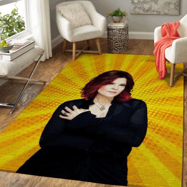 Rosanne Cash Country Music Popart Teppich