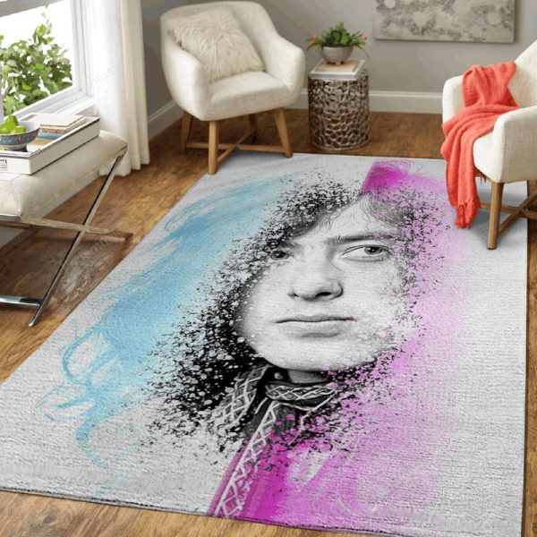 Jimmy Page Music Artwork Art Teppich