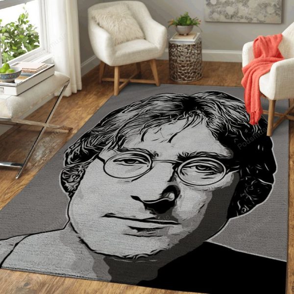 John Lennon 2 Music Painting Art Teppich