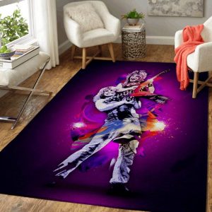 Ozzy And Randy Music Art Teppich