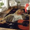 Kurt Cobain Guitars Music Artist Art Teppich