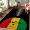 Reggae Vinyl Music Art Teppich