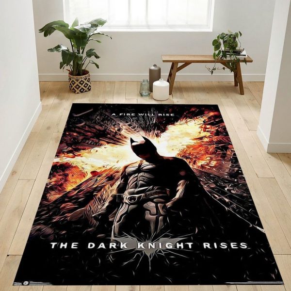 Dc Comics Movie The Dark Knight Rises One Sheet Teppich