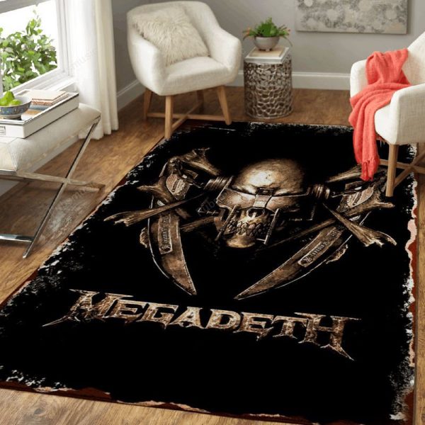 Megadeth Band Artwork Music Art Teppich