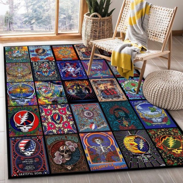 Grateful Dead Band 4 Teppich