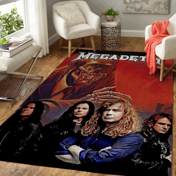 Megadeth II Music Art Teppich