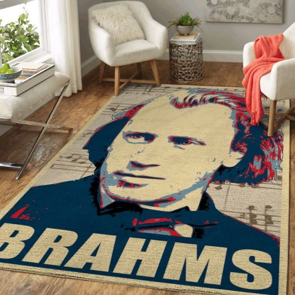 Johannes Brahms Music Art Teppich