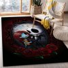 Cute Jack Skellington And Sally Carpet Teppich