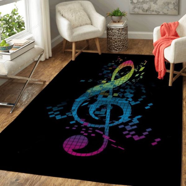 Music In The Air Inspirational Art Teppich