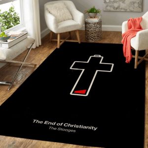 The End Of Christianity Music Art Teppich