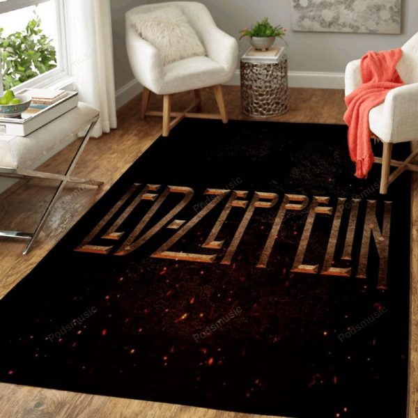 Led zeppelin Music Artwork Art Teppich 2