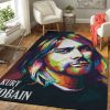 Kurt Cobain Pop Art Music Art Teppich