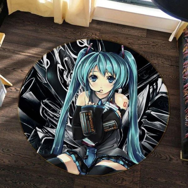 Hatsune Miku Anime 13 Round Teppich