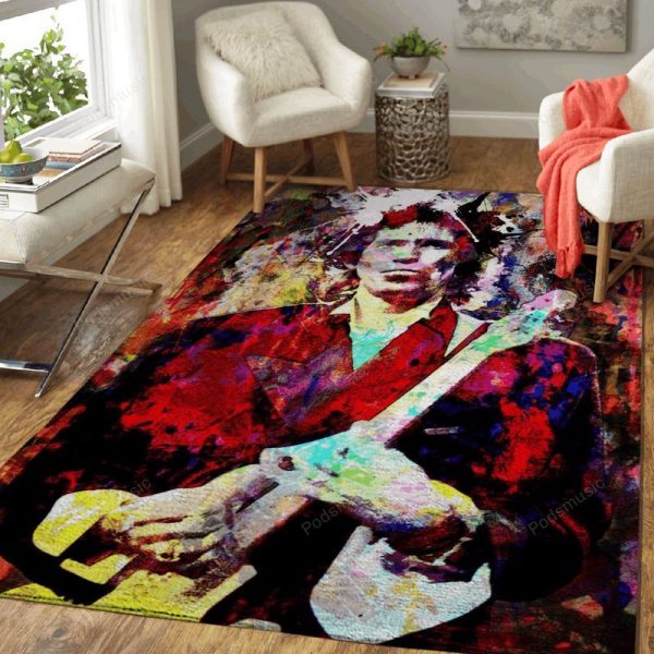 Keith Richards The Stones Music Art Teppich