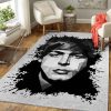 Paul Mccartney Grayscale Music Art Teppich