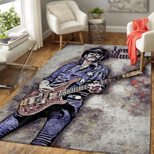 Lemmy Kilmister Wallpaint Music Art Teppich