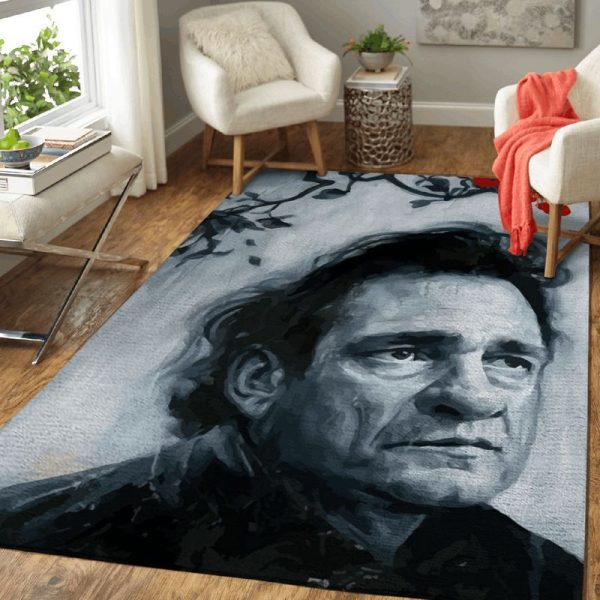 Johnny Cash The Most Influential Musicians Pop Art Teppich