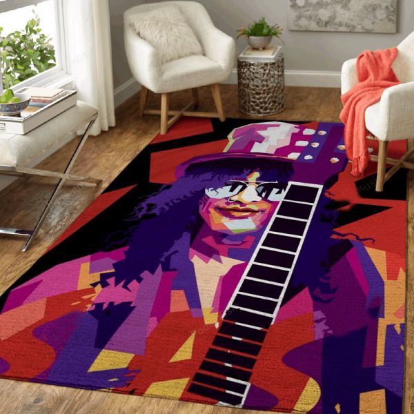 The Legend Of Slash Music Art Teppich