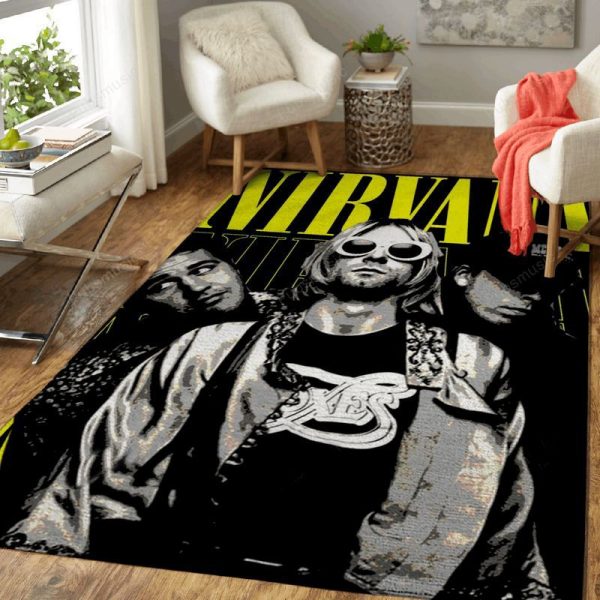 Nirvana Artwork Music Art Teppich