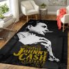 Johnny Cash Tribute Music Art Teppich