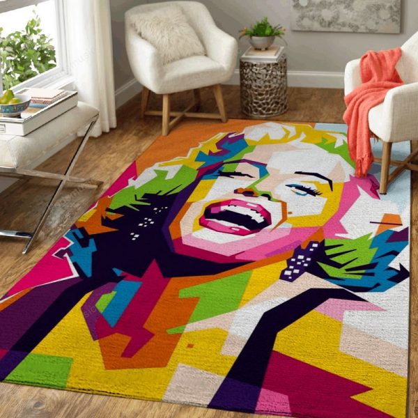 Marilyn Monroe Legendary Music Art Teppich