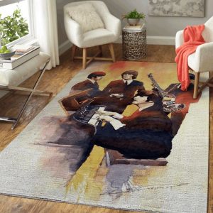 The Beatles Band Songs Piano Art Teppich