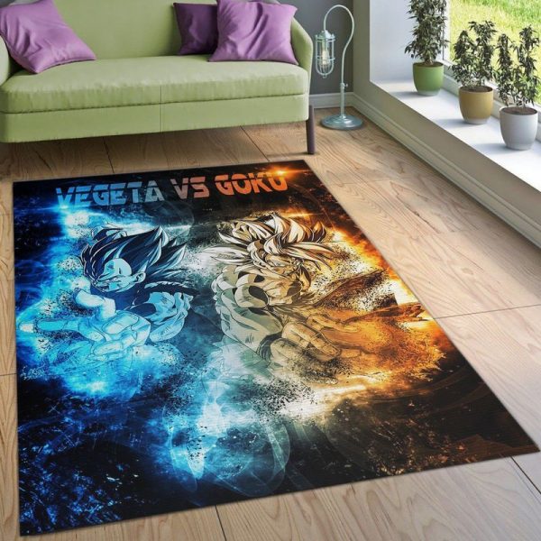 Anime Vegeta Vs Goku Epic Teppich