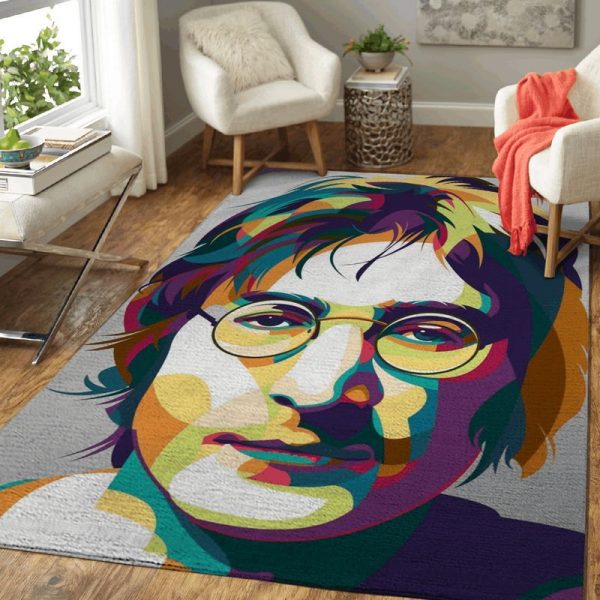 John Lennon The Beatles A Day In The Life Art Teppich